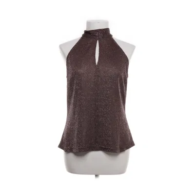 Halternecktopp (Brun) från Vera Mont Acetat, Metallfiber