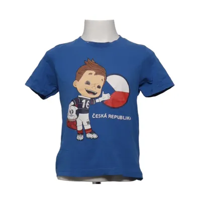 T-shirt (Blauw, Meerkleurig) van Uefa Katoen