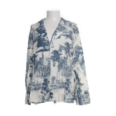 Blouse (Blauw, Wit, Meerkleurig) van NA-KD Linnen, Viscose