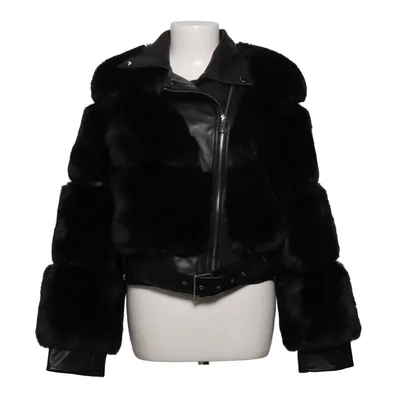 Shearling Jacke (Schwarz) von Cherry Koko Polyester, Polyurethan, Viskose