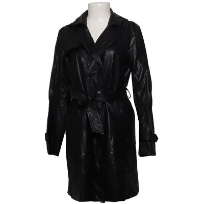 Frakke (Sort) fra Softy Collection Polyester, Polyurethan, Viscose