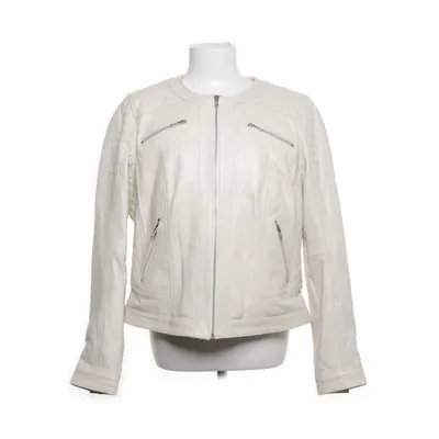 Leather jacket (Beige) from Happy Holly