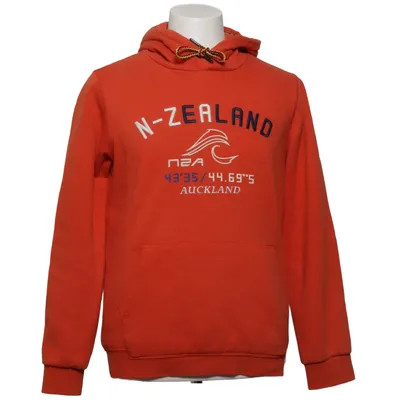 Huvtröja (Orange) från New Zealand Auckland Bomull, Polyester
