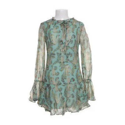 Klänning (Grön, Beige) från H&M Conscious Collection Exclusive Lyocell, Polyamid, Polyester