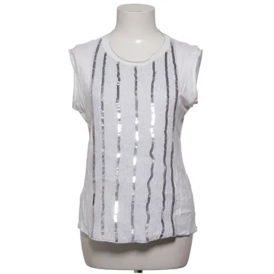 Haut (Blanc, Argent) de Tuzzi Coton, Élasthane, Viscose