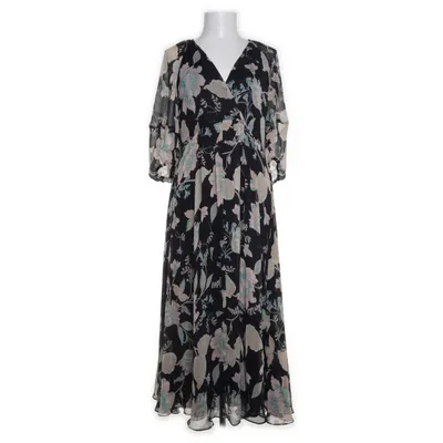 Maxi jurk (Zwart, Meerkleurig) van Mango Polyester