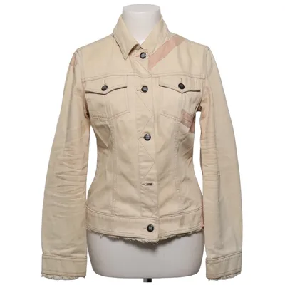 Jeansjacka (Beige) från Nice Bomull