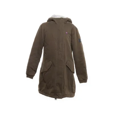 Vinterkappa (Grön) från Geographical Norway Bomull, Pälsimitation, Polyester