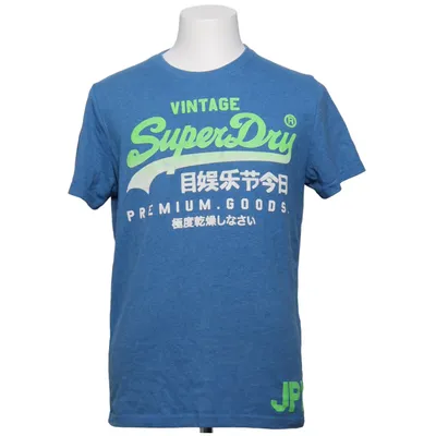 T-shirt (Blue) from Superdry Vintage Cotton, Polyester