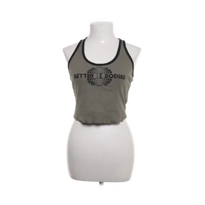 Crop top (Groen, Zwart) van Better Bodies Katoen, Elastaan