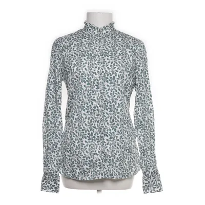 Blouse (White, Green) from Stenströms Cotton