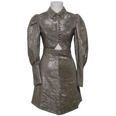 Klänning (Grå, Silverfärgad) från Adoore Polyester