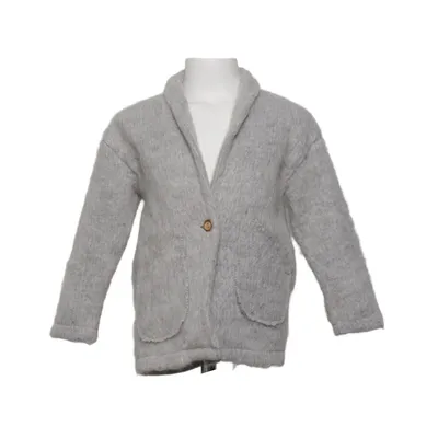 Cardigan (Gray) from Zara Girls Acrylic, Polyester, Wool
