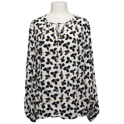 Blouse (Wit, Zwart, Geel) van Diane von Furstenberg Viscose