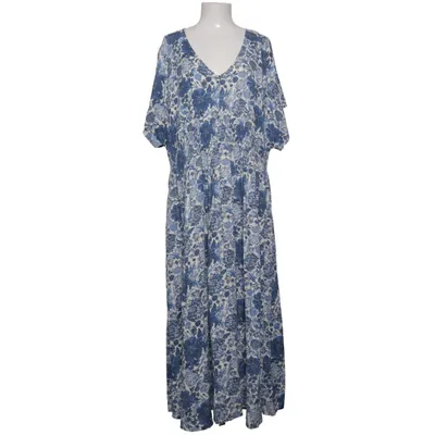Robe longue (Bleu, Blanc) de Ellos Viscose