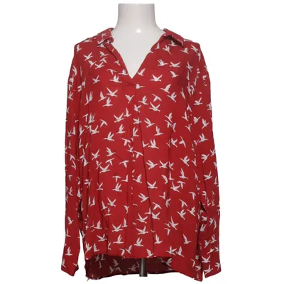 Skjorta (Röd, Vit) från Violeta by Mango Viskos