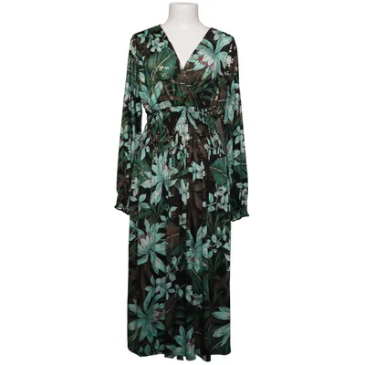 Maxi jurk (Groen, Zwart, Meerkleurig) van Leana Mode Elastaan, Polyester