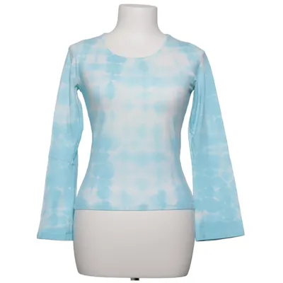 Long sleeve T-shirt (Blue, White) from Bruno Manetti Cotton, Elastane