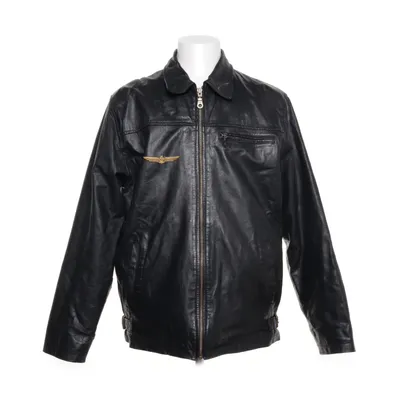 Leather jacket (Black) from Anniversary Edition Polyester, Leather