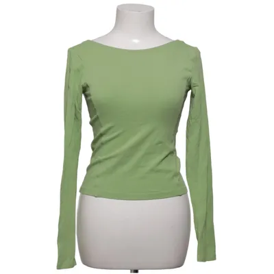 T-shirt à manches longues (Vert) de Weekday Coton, Élasthane
