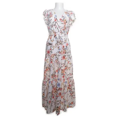 Maxi dress (Beige, Red, Multicolored) from Droimp Polyester, Elastane