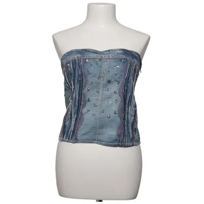 Top tube (Bleu) de Peace + Love Coton