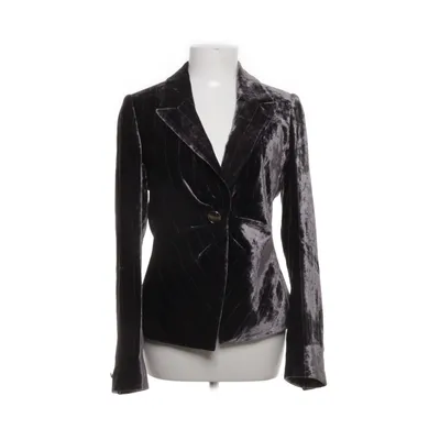 Blazer (Brown, Gray) from Giorgio Armani Silk, Viscose