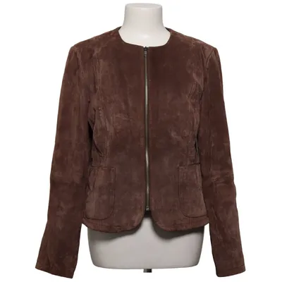 Veste en cuir (Marron) de Cappuccini Cuir