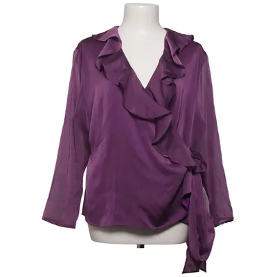 Wikkelblouse (Lila) van Gina Bacconi Polyester