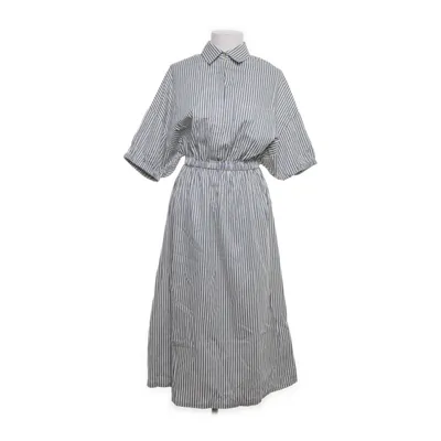 Maxi dress (White, Blue) from Orfeo Paris Cotton, Polyester