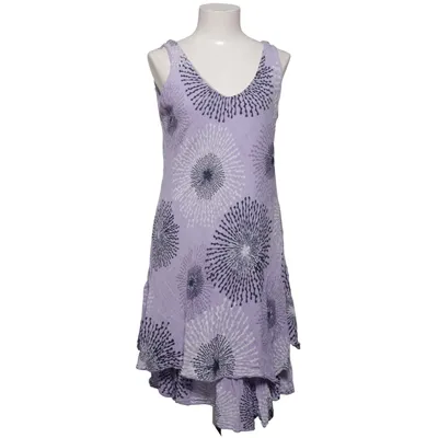 Robe (Violet, Blanc) de Audrey Coton, Viscose