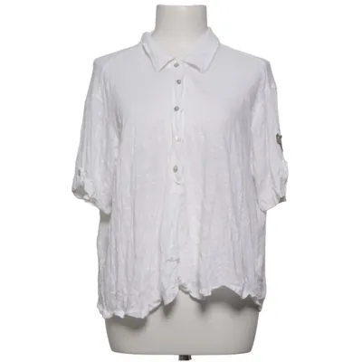 Short sleeve shirt (White) from Rabalder Linen