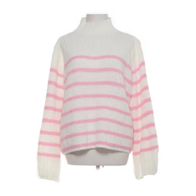 Pull-over (Blanc, Rose) de Tess V Acrylique