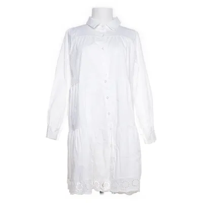 Shirt dress (White) from Zeta Otto Cotton, Elastane