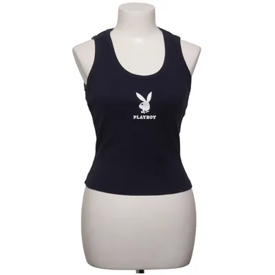 Tanktop (Blå) fra Playboy x Missguided