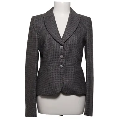 Blazer (Grijs, Zwart) van Armani Collezioni Cupro, Elastaan, Viscose, Wol