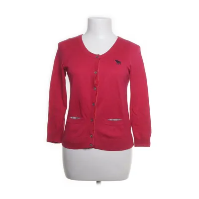 Cardigan (Roze) van Abercrombie & Fitch Katoen, Nylon, Viscose