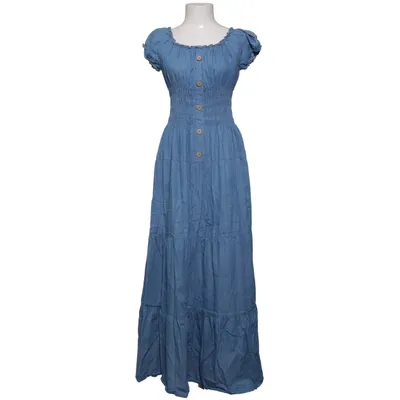 Maxi jurk (Blauw) van CC Fashion Katoen