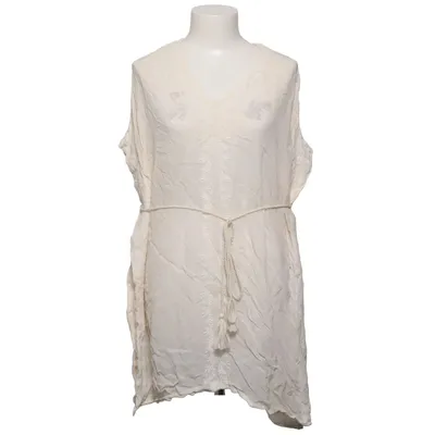 Strandkleid (Weiß) von Vintage Stories by KappAhl Polyester, Viskose