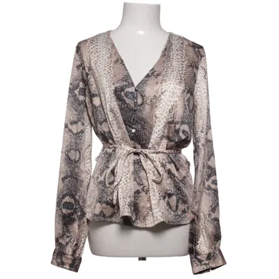 Bluse (Beige, Sort) fra Make Way Polyester