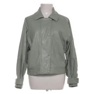 Jacket (Green) from Mango Polyester, Polyurethane