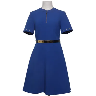 Klänning (Blå, Svart) från Karen Millen Elastan, Polyester, Viskos