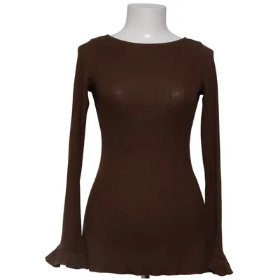 Haut (Marron) de Divided by H&M Coton, Élasthane, Polyester