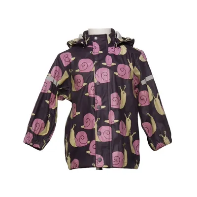 Regenjacke (Lila, Gelb) von Fix by Lindex Polyurethan