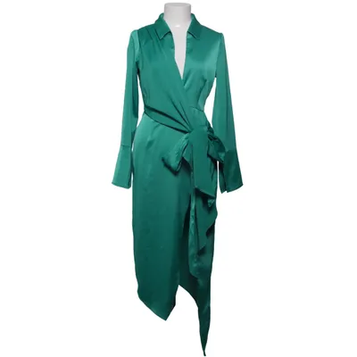 Omlottklänning (Grön) från ASOS Design Elastan, Polyester
