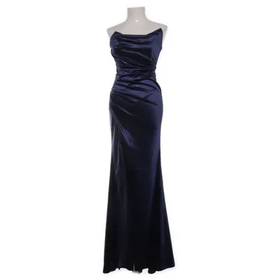Evening gown (Blue) Elastane, Polyester