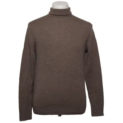 Turtleneck (Brown) from Premium by Jack & Jones Wool