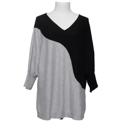 Trui (Zwart, Grijs) van Janina Curved Polyester, Viscose