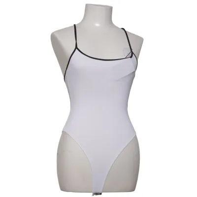 Romper (Wit) van Pull & Bear Elastaan, Polyamide