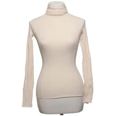 Turtleneck (Beige) fra Baserange Elastan, Økologisk bomuld